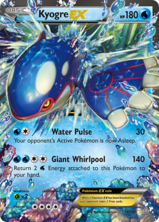 Kyogre-EX 54 / 160