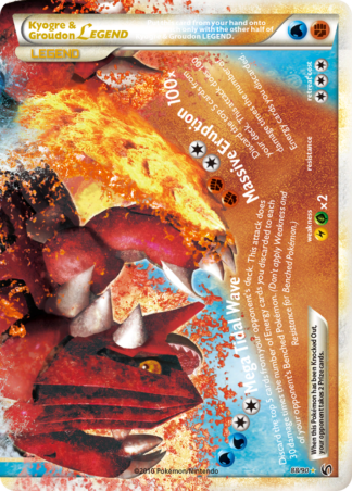 Kyogre & Groudon LEGEND 88 / 90