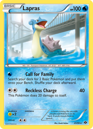 Lapras 25 / 99