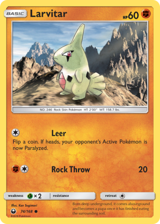Larvitar 74 / 168