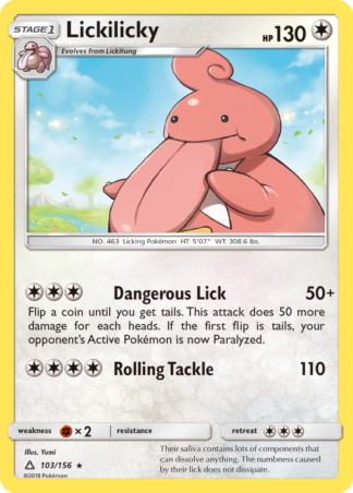 Lickilicky 103 / 156
