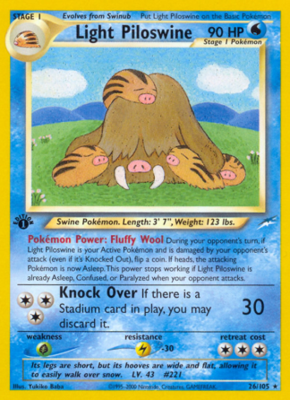 Light Piloswine 26 / 105