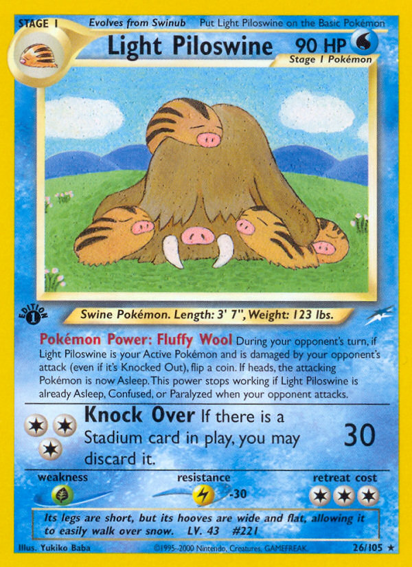 Light Piloswine 26 / 105