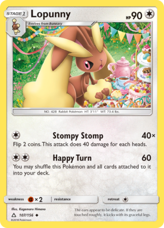 Lopunny 107 / 156