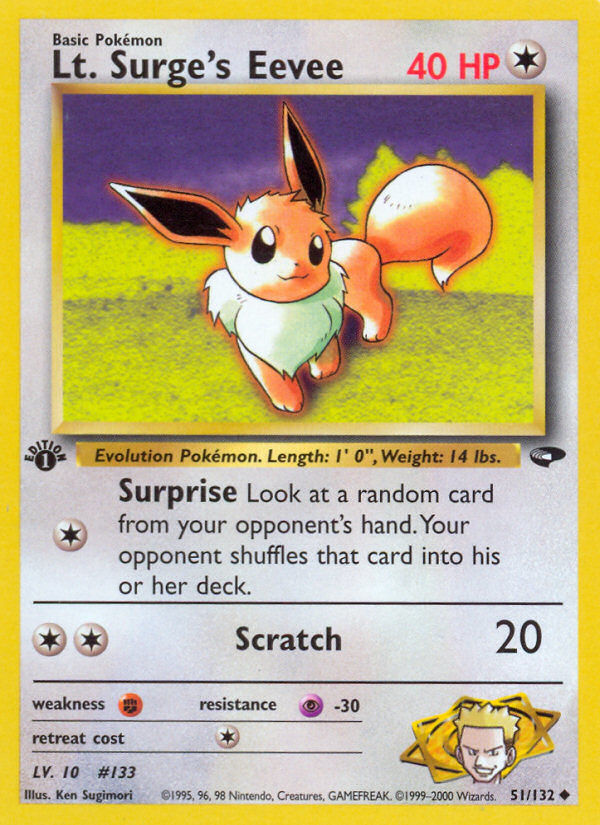Lt. Surge's Eevee 51 / 132