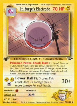 Lt. Surge's Electrode 52 / 132