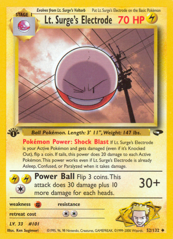 Lt. Surge's Electrode 52 / 132