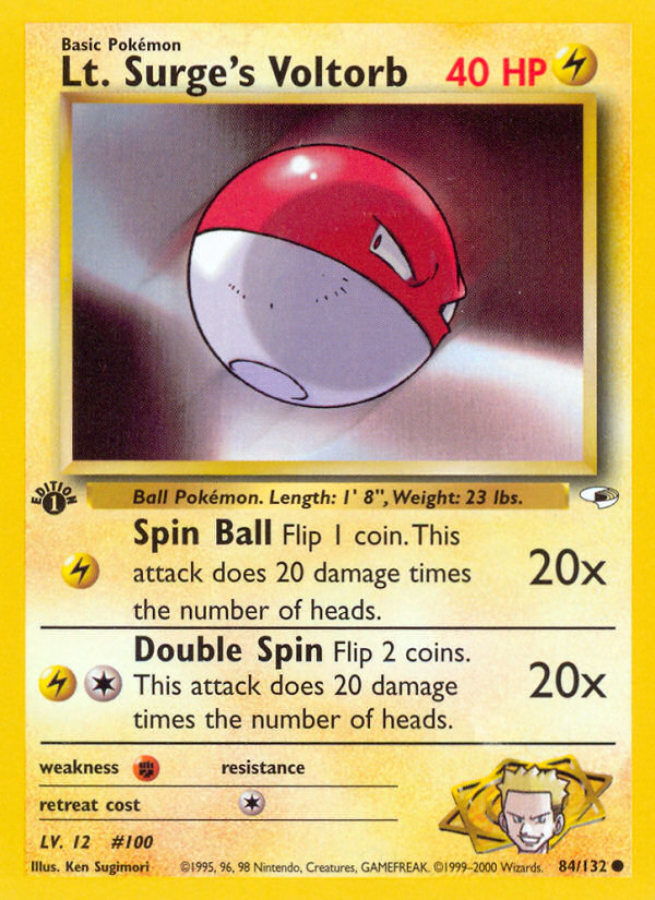 Lt. Surge's Voltorb 84 / 132