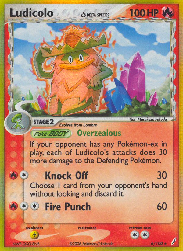 Ludicolo δ 6 / 100