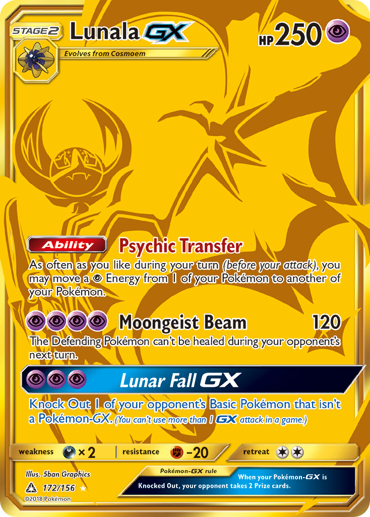 Lunala-GX 172 / 156
