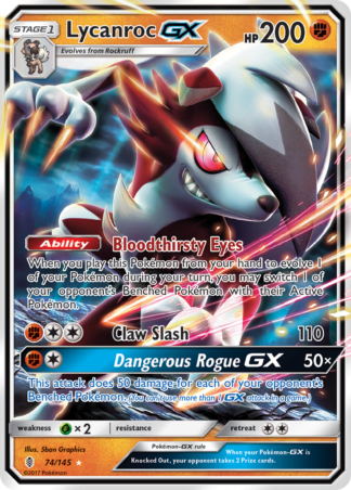 Lycanroc-GX 74 / 145