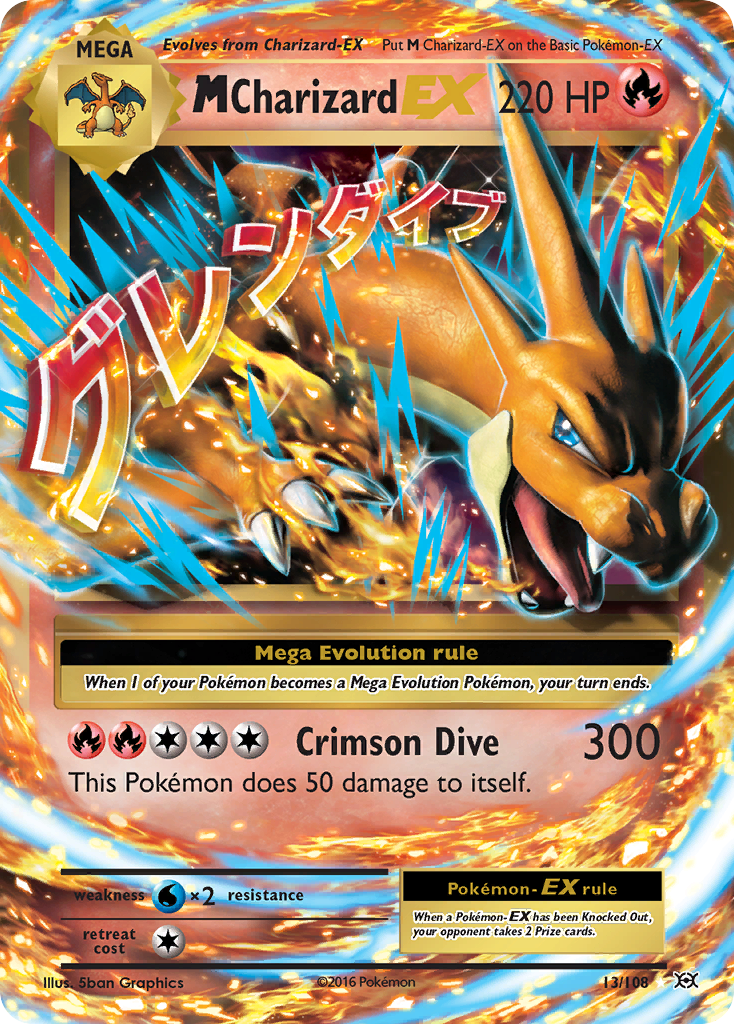 M Charizard-EX 13 / 108