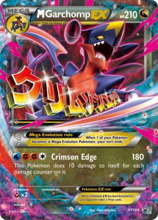 M Garchomp-EX XY168 / 211