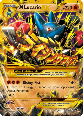 M Lucario-EX 113 / 111