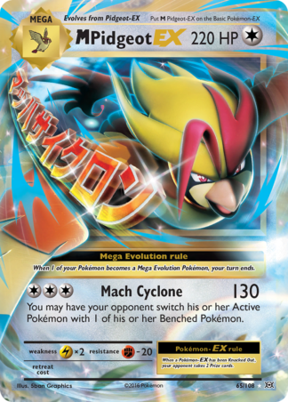 M Pidgeot-EX 65 / 108