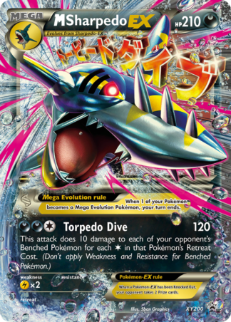 M Sharpedo-EX XY200 / 211
