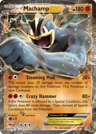 Machamp-EX XY108 / 211