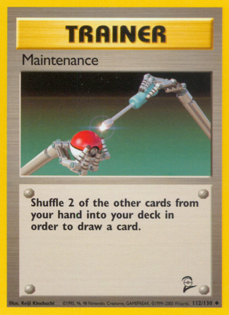 Maintenance 112 / 130
