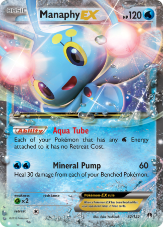 Manaphy-EX 32 / 122