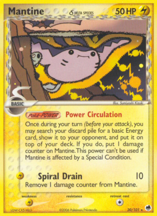 Mantine δ 20 / 101