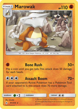 Marowak 91 / 214
