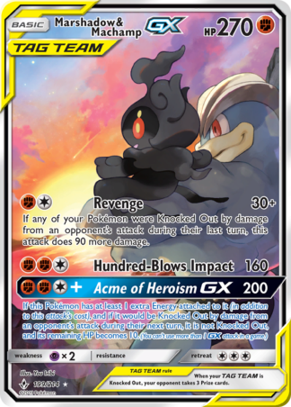 Marshadow & Machamp-GX 199 / 214