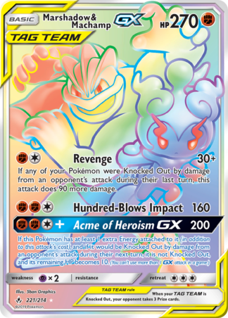 Marshadow & Machamp-GX 221 / 214
