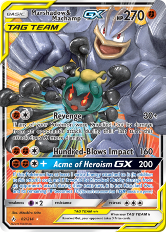 Marshadow & Machamp-GX 82 / 214