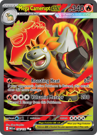 Mega Camerupt ex 156 / 132