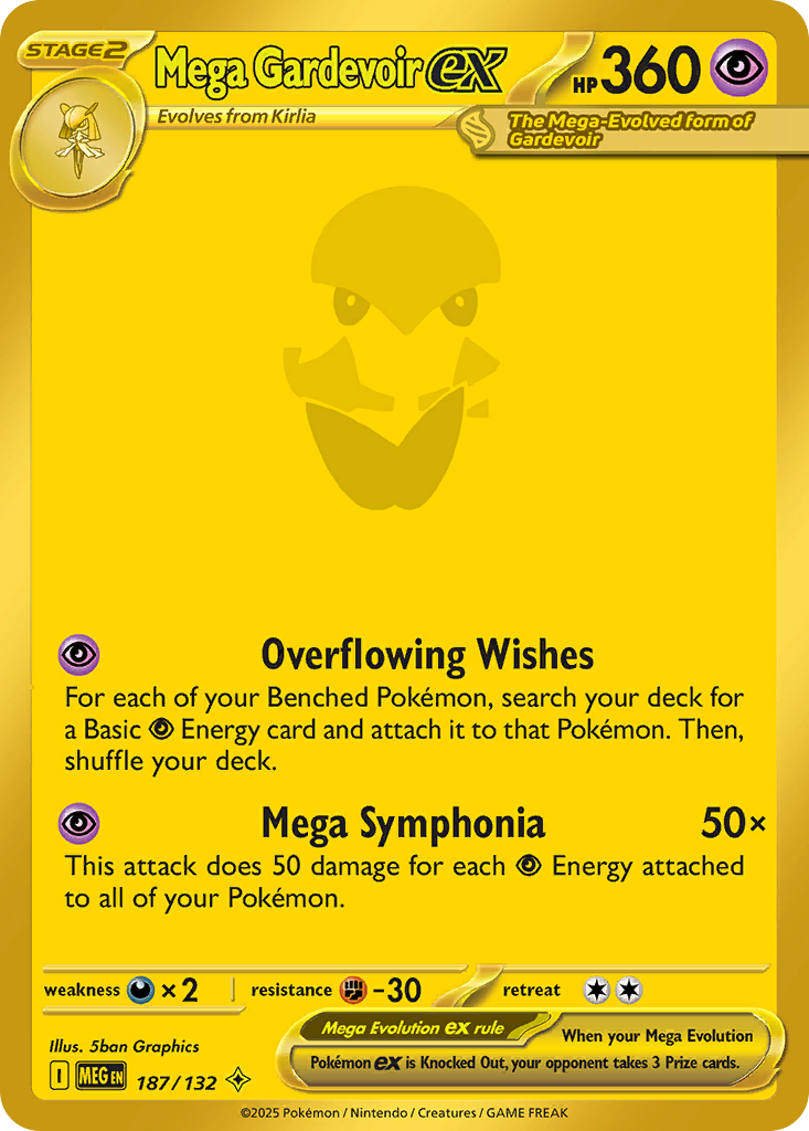 Mega Gardevoir ex 187 / 132