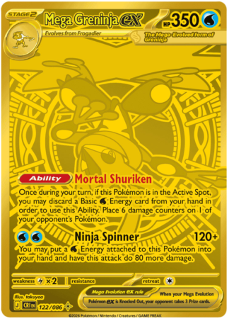 Mega Greninja ex 122 / 86