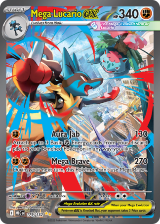Mega Lucario ex 179 / 132