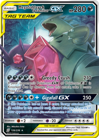 Mega Sableye & Tyranitar-GX 126 / 236