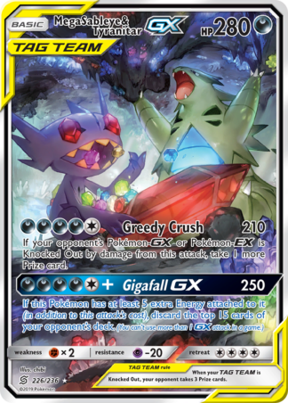 Mega Sableye & Tyranitar-GX 226 / 236