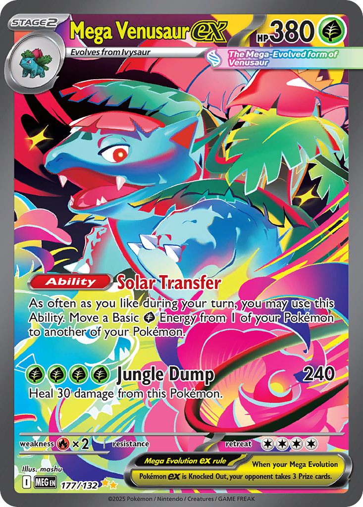 Mega Venusaur ex 177 / 132
