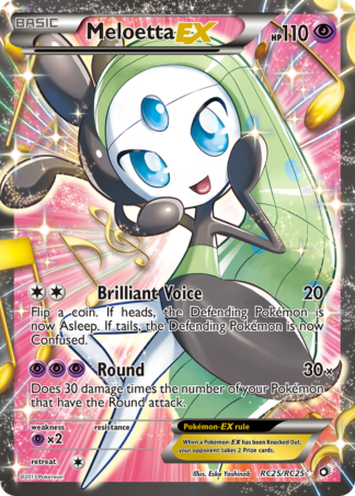 Meloetta-EX RC25 / 113
