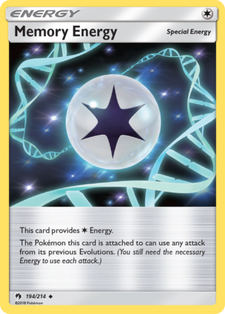 Memory Energy 194 / 214