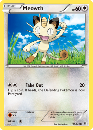 Meowth 106 / 149