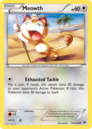 Meowth 114 / 162