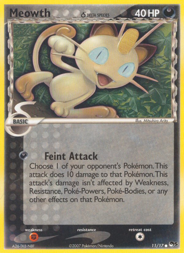 Meowth δ 11 / 17