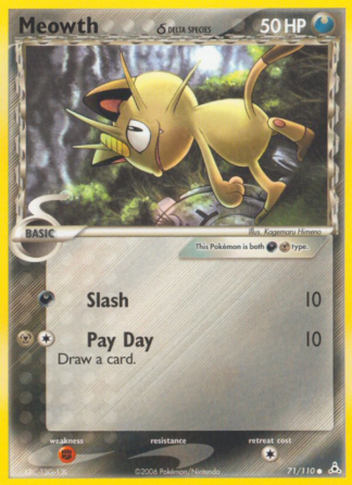 Meowth δ 71 / 110