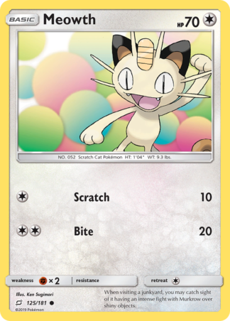 Meowth 125 / 181