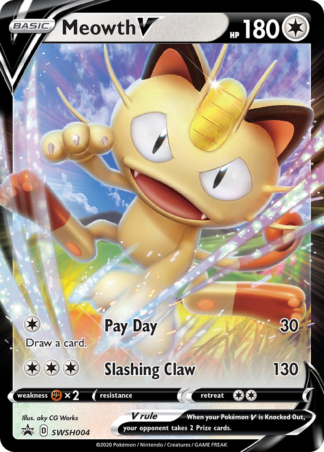 Meowth V SWSH004 / 307
