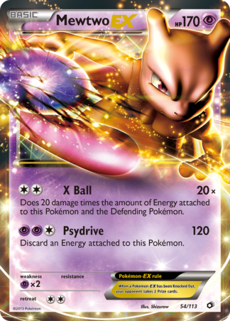 Mewtwo-EX 54 / 113