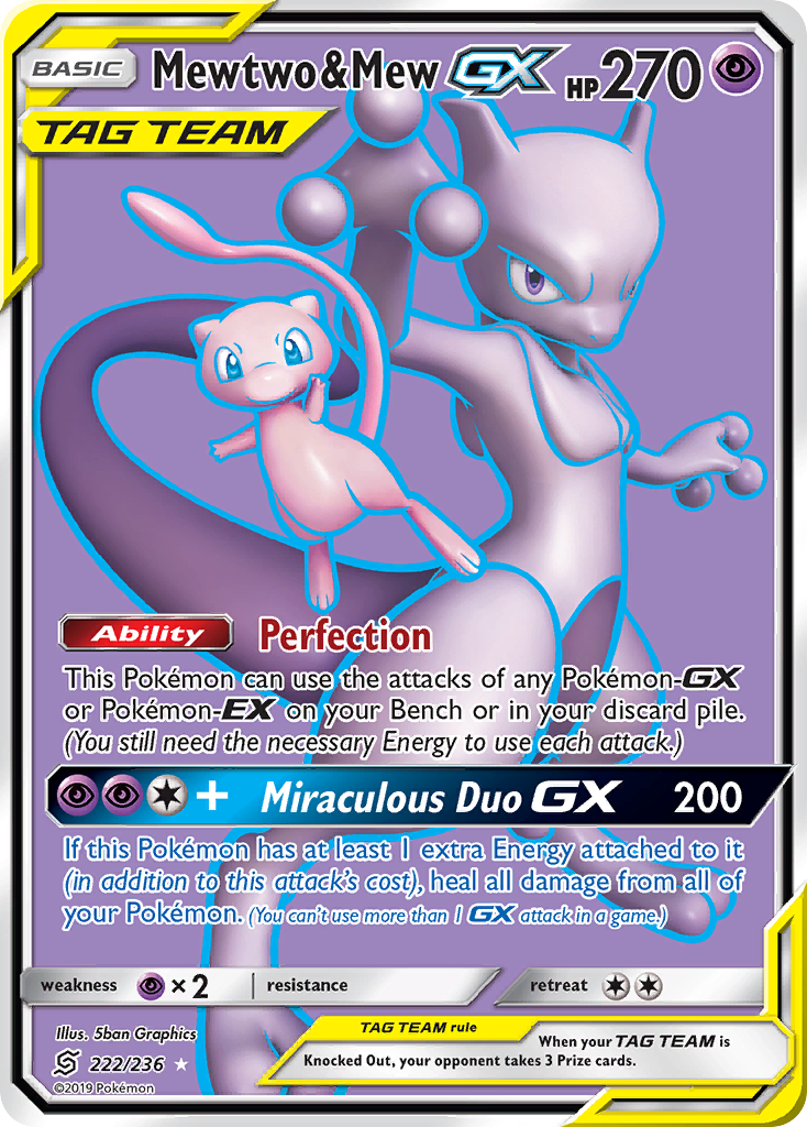 Mewtwo & Mew-GX 222 / 236
