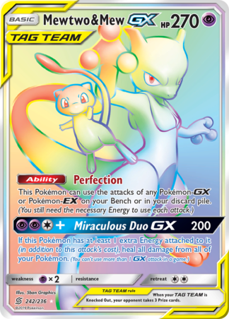 Mewtwo & Mew-GX 242 / 236