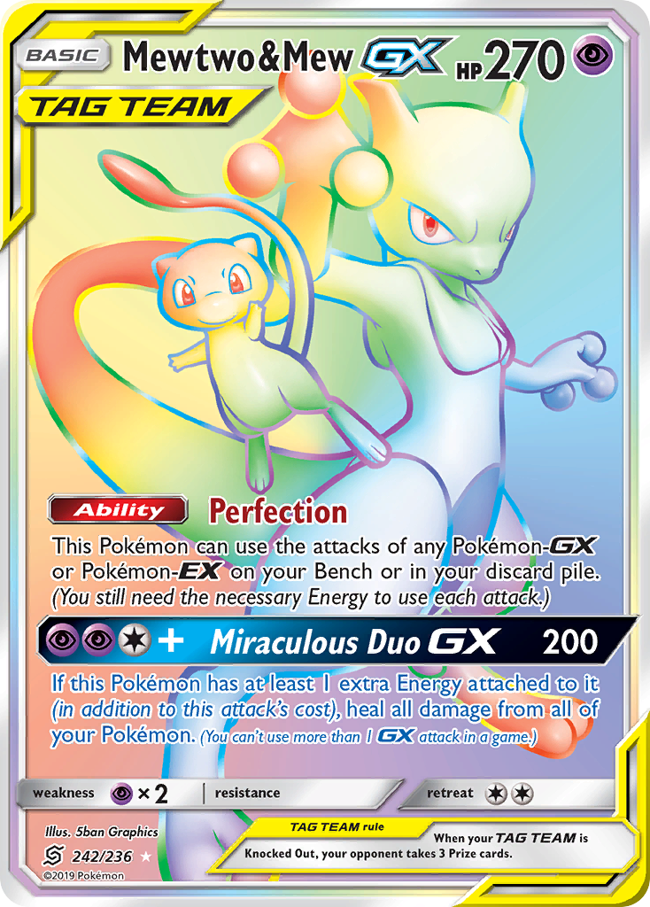 Mewtwo & Mew-GX 242 / 236