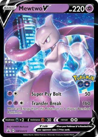 Mewtwo V SWSH223 / 307