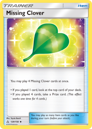 Missing Clover 129 / 156