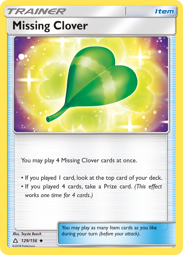 Missing Clover 129 / 156